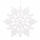 thumbnail image 1 of Naiovety 12 piezas de decoración de copo de nieve de Navidad portátil para interiores de oficina, decoración de dormitorio, adorno de banquete de Kits de decoración para fiestas Blanco Naiovety JR0778-07, 1 of 6