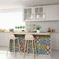 thumbnail image 6 of Mi Alma Multicolor Floral Peel & Stick Tiles - Vinyl Backsplash 8x8, 6 of 11