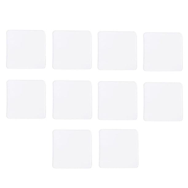 20pcs Pegatinas de doble cara Pegatinas de cinta adhesiva transparente Pegatinas de traceless