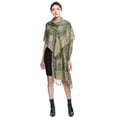 thumbnail image 3 of Pashmina Scarf Rave Women Scarves Luxury Paisley Shawl with Fringe Reversible Large Blanket Wrap 78.5" X27.5"(Pea Green), 3 of 8