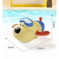 thumbnail image 3 of Baby bath water toy - Swimming Beach Buddy Bath Toys, No Battery Mold-Free Anti-Rust Interactive Toy for Kids (Water Puppy (Blue Glasses), 3 of 3