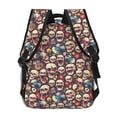 thumbnail image 4 of Balery rock record music Skull Mochila Escolar Impresa, Mochila Ligera para Viajes Casual, Mochila Duradera y Cómoda Multifuncional, Mochila para Laptop-One Size, 4 of 5