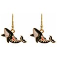 thumbnail image 5 of RV 4 pares de pendientes de animales geniales de Halloween, ganchos para las orejas versátiles a la moda con personalidad peculiar, 5 of 5