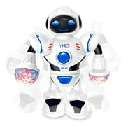 Spftem Educational Toys for 2 Year Old Fun Robot Dancing Children Electric Universal Light Music Model Toy