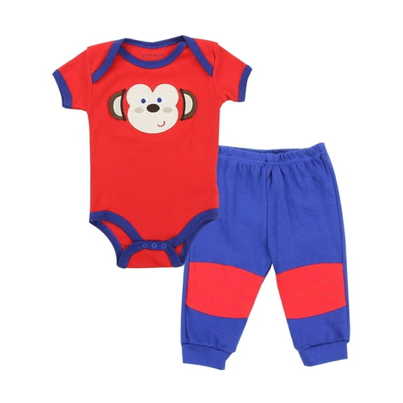 Buster Brown Baby Boys' 2 Piece Creeper and Pants Set