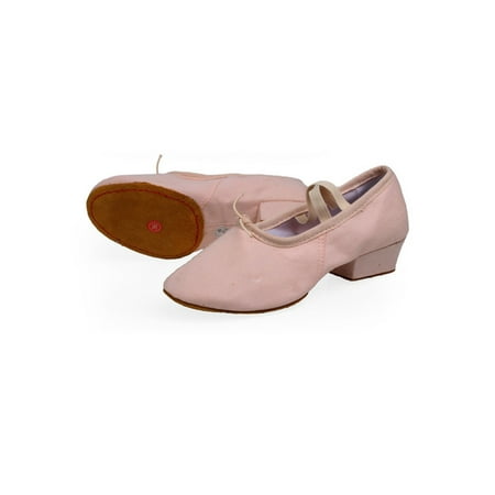 

Daeful Kids Wear Resistant Comfort Chunky Heel Jazz Shoes Dancing Casual Round Toe Dance Shoe Light Pumps