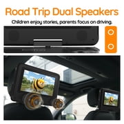 BOIFUN 9.5 Portable DVD Player for Kids, 7.5 Swivel Screen, 5h Battery, Region Free USB/SD/DVD, DVD Player for Car Travel