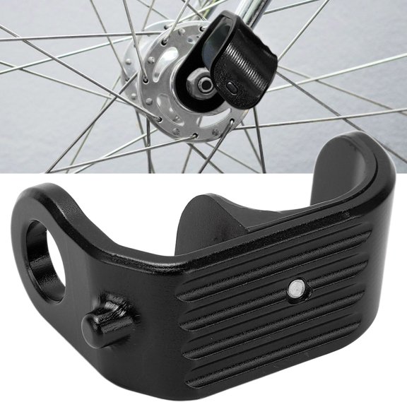 YLSHRF Front Fork E Shaped Buckle,Bicycle E Shaped Buckle Aluminum Alloy Plastic Polished Lightweight Design Bicycle Hook E Buckle,Bike Hanging Buckle