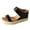 Black, variant on Wedges For Women, Women's Closed Toe Elastic Ankle Strap Wedge Sandals Wedge Sandals For Women