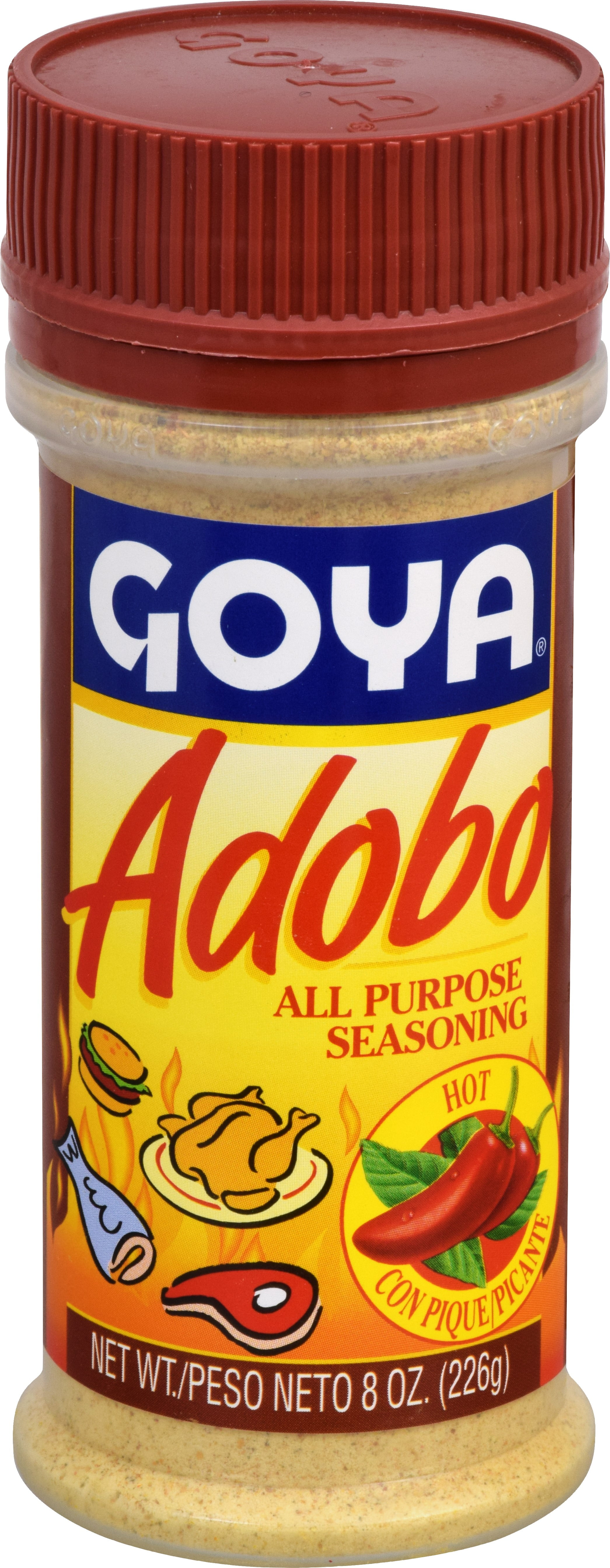 Goya Adobo All Purpose Seasoning, Hot, 8 Oz by Goya Foods