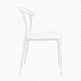 thumbnail image 2 of Silla Moderna Ezra Blanca de Polipropileno para Comedor y Oficina, 2 of 4