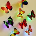thumbnail image 5 of Xiaoffenn Butterfly LED Lights Wall Stickers 3D House Decoration (10 Pack), 5 of 8