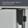 thumbnail image 5 of Better Homes & Gardens SnugFit over-the-Door Hook Rack with 6 Double Hooks, Matte Black, 5 of 8