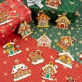 thumbnail image 7 of Ayieyill 12pcs Gingerbread Christmas Ornaments Gingerbread Christmas Tree Decorations Holiday Decor (House), 7 of 7