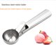 thumbnail image 1 of Cuchara de helado de acero inoxidable, cuchara de helado de doble propósito, venta al por mayor de fábricaAs shown in the pict He Qiyong unisex, 1 of 1
