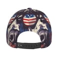 thumbnail image 4 of Baseball Cap, Patriotic Dog American Flag Trucker Hats Women Dad Hat for Workouts - Baseball hat Adjustable Size, 4 of 7