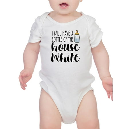 

Bottle Of The House White Bodysuit Infant -GoatDeals Designs 24 Months