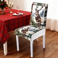 thumbnail image 1 of RKSTN Christmas Stretch Chair Cover Protective Cover Washable Chair Cover, Christmas Home Decoration C, 1 of 5
