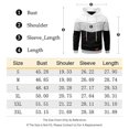 thumbnail image 3 of Men's Hoodies Sweatshirt with Kangaroo Pocket Novelty Color Block Pullover Long Sleeve Drawstring Hooded Tops, 3 of 5