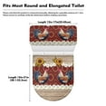 thumbnail image 7 of Yuyamidu Chicken Toilet Lid Covers Set Round Sunflower Toilet Tank Lid Covers Easter Gifts 2pcs Splash Resistant Toilet Protector for Bathroom Board Toilet Lid Cushion and Tank Mat, 7 of 7