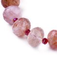 thumbnail image 2 of 1Strand Natural Quartz Beads Strands Faceted Rondelle 16~18x11~13mm Hole: 1mm 20~21pcs/strand 14.9~15.3 inch(38~39cm), 2 of 2
