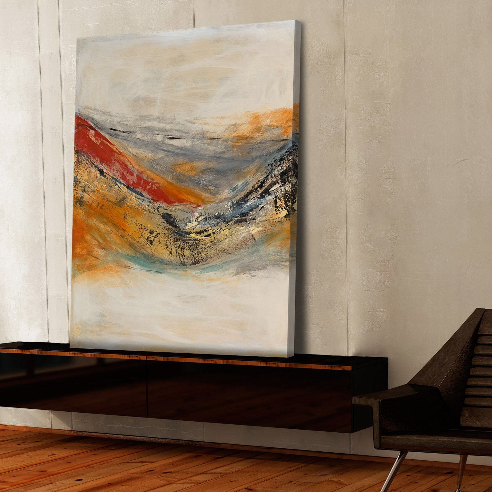 "Entwine I" Painting Print on Wrapped Canvas