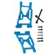 thumbnail image 3 of RC Car Upgrade Front Lower Swing Arm Kit Blue, 3 of 5