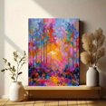 thumbnail image 6 of Abstract Forest Canvas Wall Art, Colorful Tree Print for Living Room, Bedroom, Dining Room, Home Office and Hallway Decor, 6 of 8