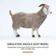 thumbnail image 5 of 1 modelo de animal salvaje simulado, oveja sólida y vívida, adorno de cabra de angora artificial, decoración de granja avícola para niños (gris claro), 5 of 8