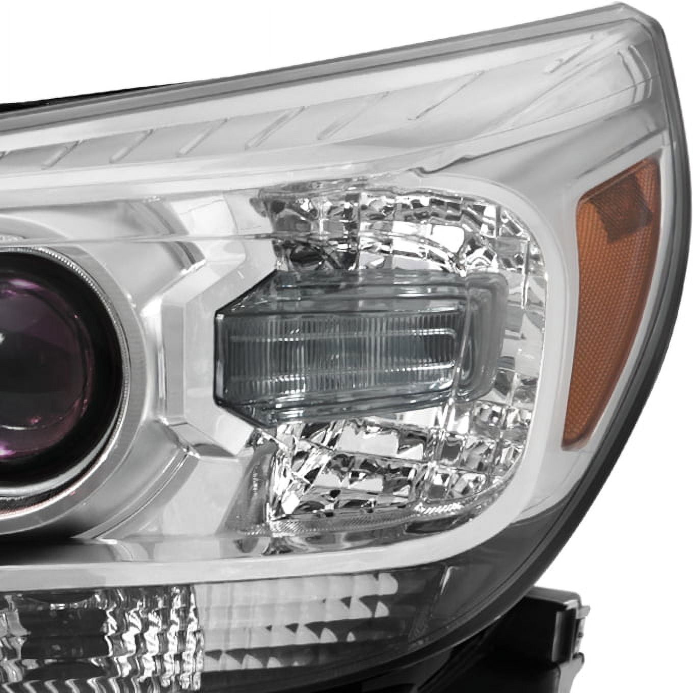 AKKON - For 13-15 Chevy Malibu LT/LTZ/Eco Models Chrome Headlight Front Lamp Driver Left Side Driect Replacement