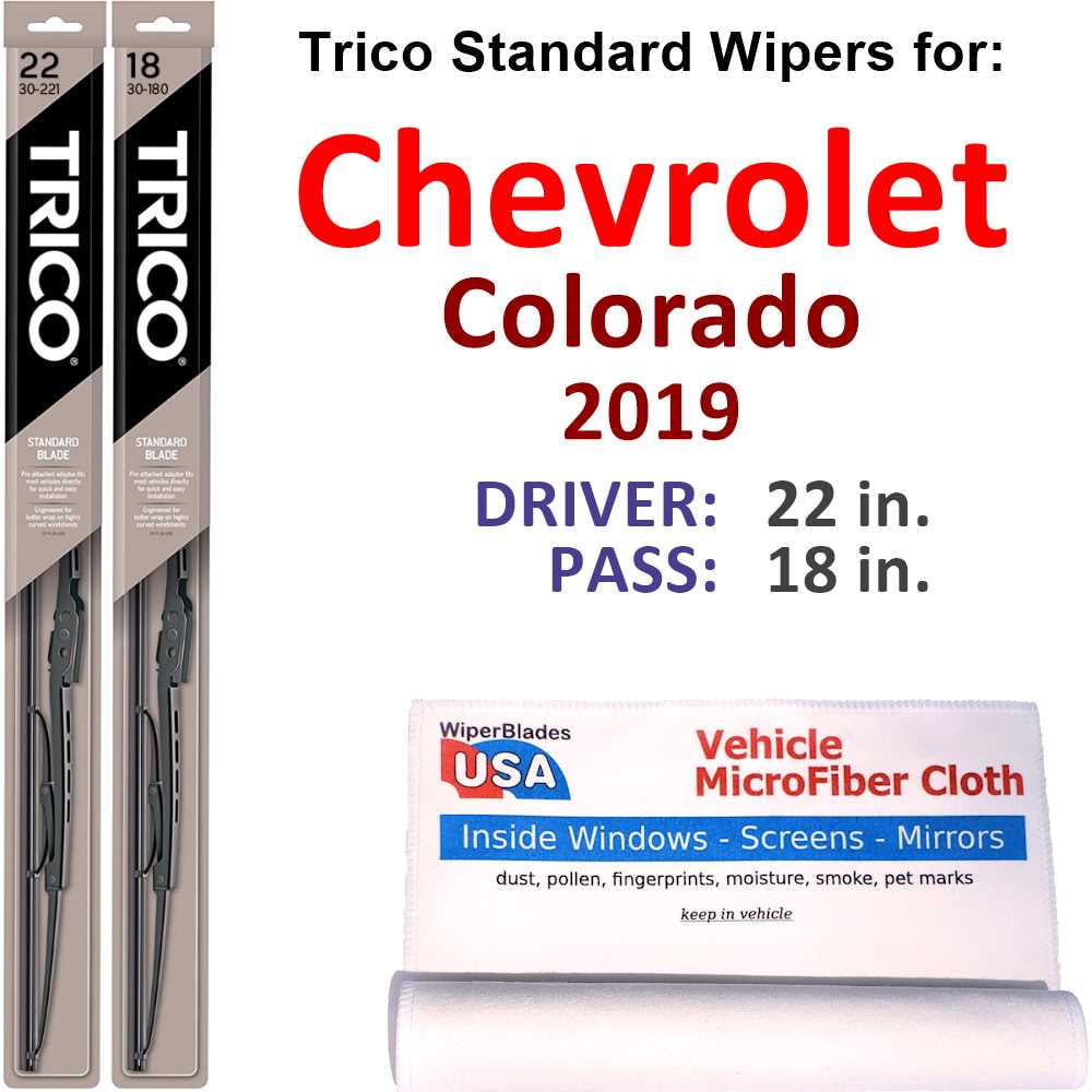 2019 Chevrolet Colorado Wiper Blades (Set of 2)