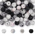 thumbnail image 2 of Juego de abalorios de arcilla con diamantes de imitación de 10 mm, 288 unidades, de Beads Novani, 2 of 8