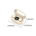 thumbnail image 3 of BCZHQQ Earbuds Mini Wireless Earbuds Bluetooth Headphones 5.3 with Digital Display Charging Case Ear Buds Noise Reduction Earphones Light-Weight Earbud for Phone Laptop PC TV Running Workout, 3 of 7