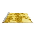 thumbnail image 2 of Ahgly Company Machine Washable Indoor Rectangle Abstract Yellow Modern Area Rugs, 5' x 8', 2 of 4