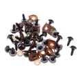 thumbnail image 2 of Arandelas de seguridad de plástico para ositos de peluche, muñecas, animales de juguete y fieltro (100 unidades), 2 of 9