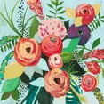thumbnail image 2 of Popp, Grace 12x12 White Modern Wood Framed Museum Art Print Titled - Halcyon Bouquet I, 2 of 4