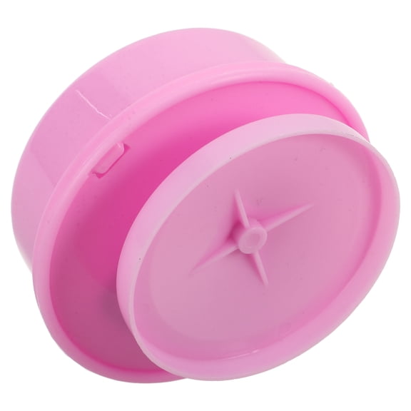 QIFULL 1Set Pink Plastic Rotating Music Box Base for Diy Craft Home Decoration Beginners