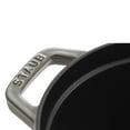 thumbnail image 6 of Staub Cast Iron 1-qt Oval Cocotte - Graphite Grey, 6 of 6
