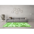 thumbnail image 3 of Ahgly Company Indoor Round Oriental Green Modern Area Rugs, 5' Round, 3 of 4