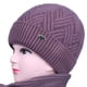 thumbnail image 2 of Gorro de invierno para mujeres de mediana edad y mayores, gorro de algodón cálido con forro polar para abuela, gorro de punto con protección para los oídos para madres, gorro de lana para señoras, 2 of 5