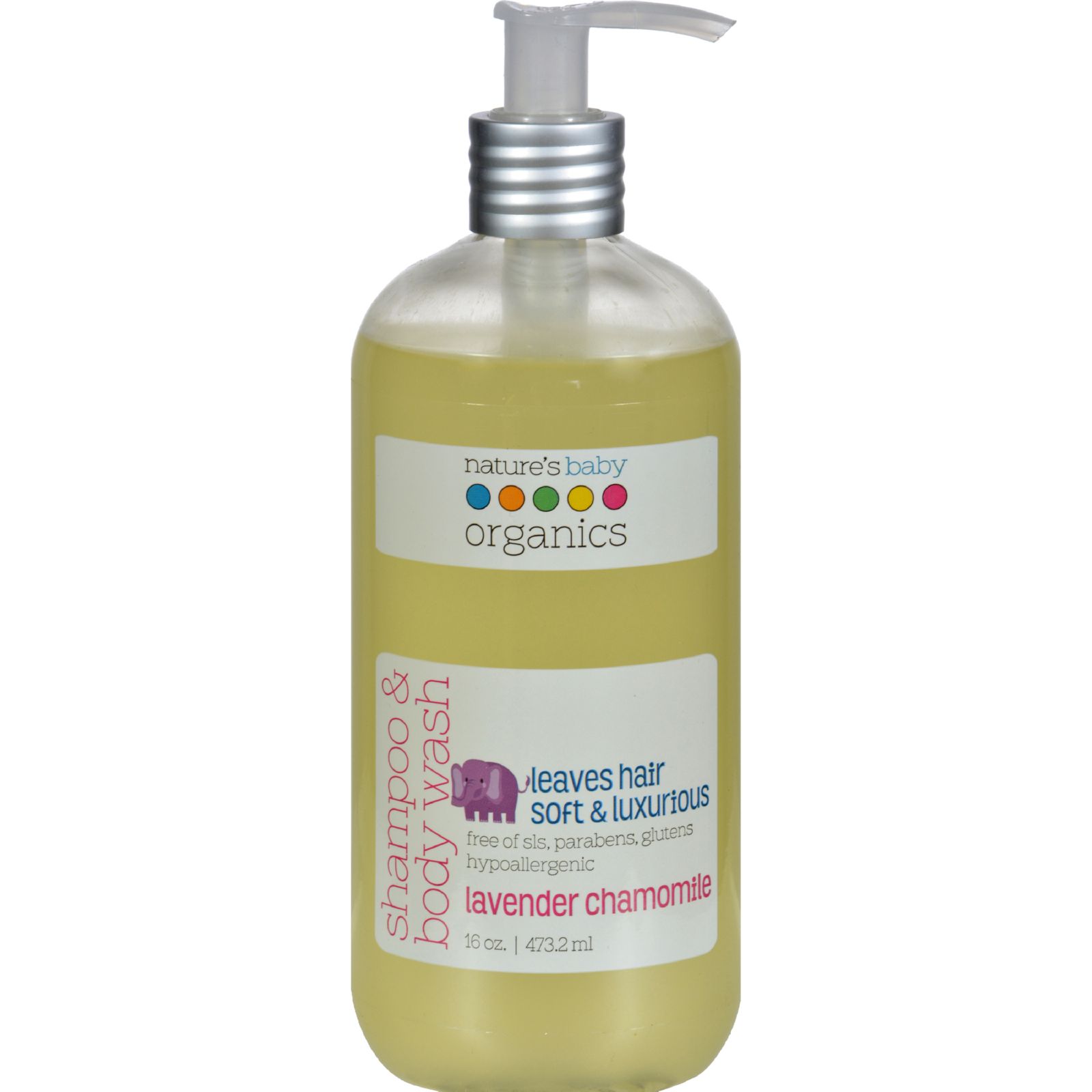 Nature'S Baby Organics Shampoo And Body Wash Lavender Chamomile 16 Fl