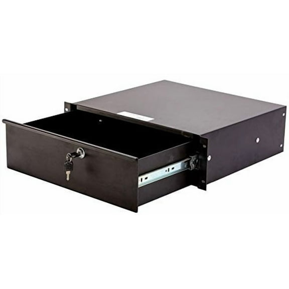 Deejayled TBH3URDW 3 U Metal Locking Rack Drawer