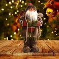 thumbnail image 1 of Snowman Ornamentos Colecciones, Colgante de decoración de árboles de Navidad, Decoraciones de estatuas de Navidad, Pieza central de mes Piel marrón de 45 cm Yotijar Figuras de Santa Claus, 1 of 7