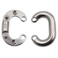 thumbnail image 2 of Coofit 2PCS Chain Link Creative Stainless Steel Chain Connector Chain Quick Link, 2 of 4