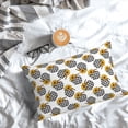 thumbnail image 3 of Salouo plaid Pumpkin Daisy Pattern Pillow Cases,1PC Pillow Covers with Envelope Closure Decorative Pillow Case for Bed Couch,Pillows Not Included-16"x24", 3 of 6
