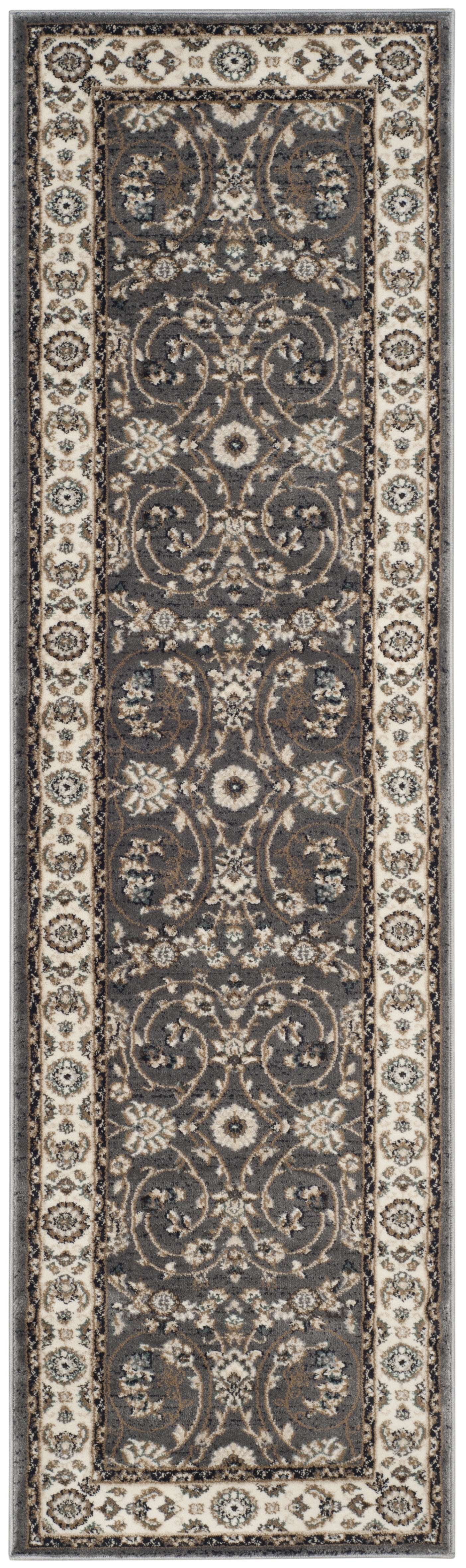 Safavieh Lyndhurst Janel Floral Runner Rug, Gray/Cream, 2'3" x 20'