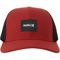 thumbnail image 2 of Hurley Men's Baseball Cap - Warner Curved Brim Snap-Back Trucker Hat, Size One Size, Burgundy, 2 of 6