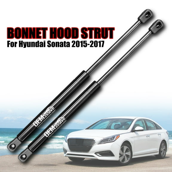XUKEY 2Pcs Hood Struts for Hyundai Sonata 2015-2017 Sedan Shock Gas Lift Support