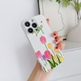 thumbnail image 5 of Phone Case Cartoon Flowers Design All-inclusive Film Phone Case Full Camera Protect Case Cover for iPhone 8, 5 of 6