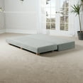 thumbnail image 5 of Jaxx Alon Daybed - Fold-Out Sleeper Chaise with Premium Memory Foam Queen-Size Mattress - Made in the USA - Ice, 5 of 5